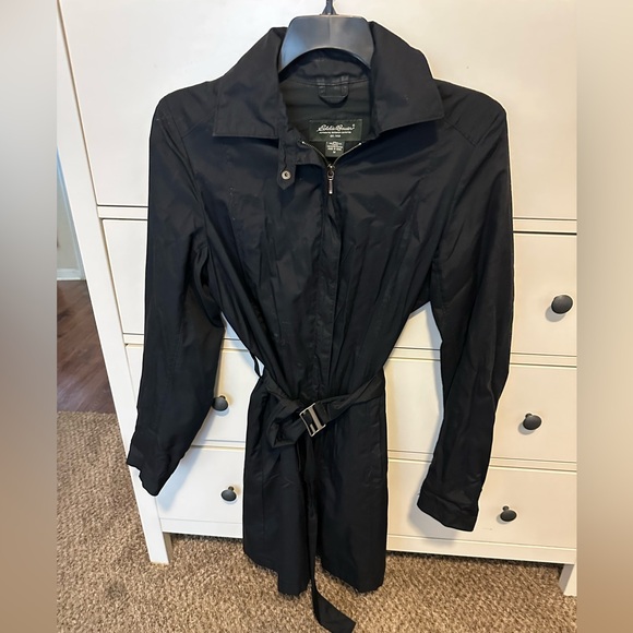 Eddie Bauer Women's Dark Trench Coat - Picture 1 of 2